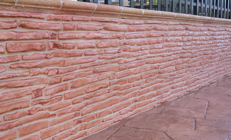 Rivestimento stampato. Intonaco stampato per dare massima qualit&agrave;, straordinari effetti ed estrema efficacia.